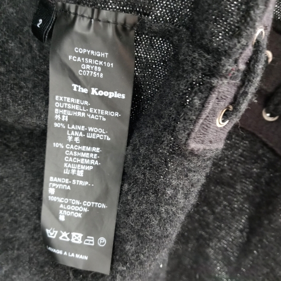The‎ Kooples Wool & Cashmere Lace Up Sweater M - Picture 5 of 10